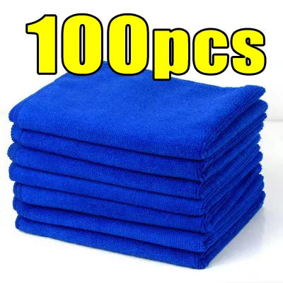 Microfiber Cleaning Cloths Lint Free,Cloths Reusable Cleaning Towels w/ Super Absorbent for Car Window.