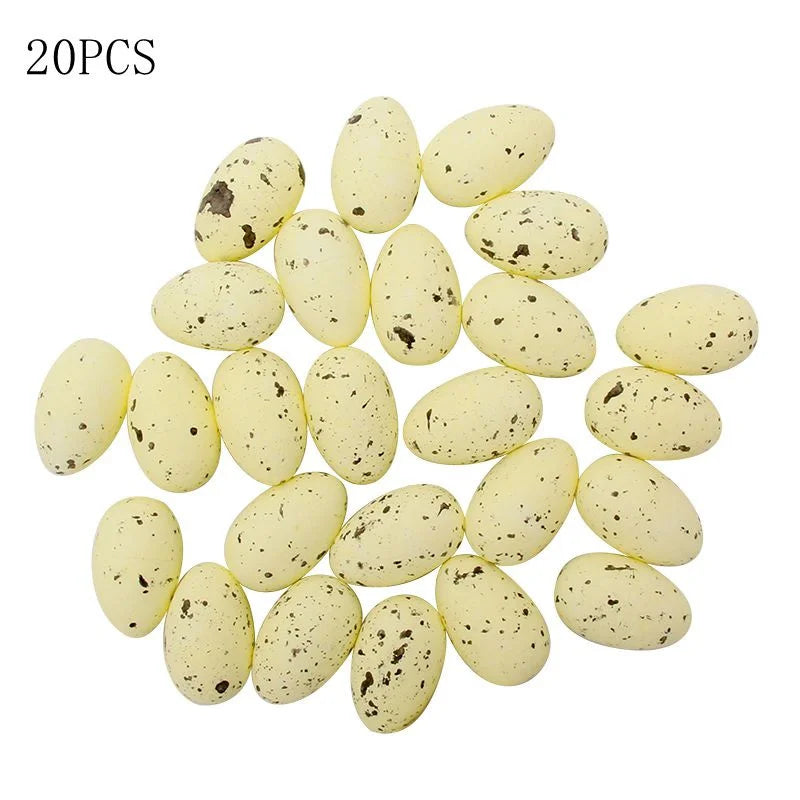 20/50pcs Easter Eggs Multi Size Colorful Foam Eggs For Easter