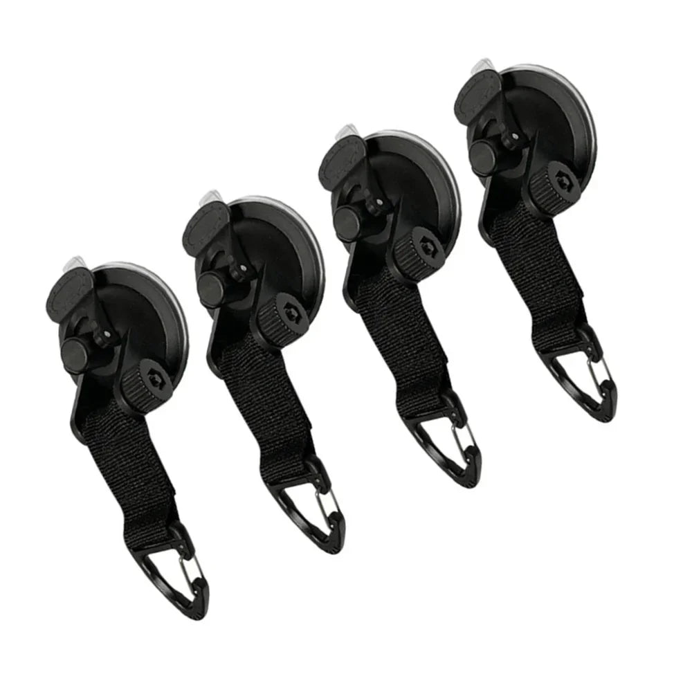 4Pcs Car Tent Suction Cups Buckle