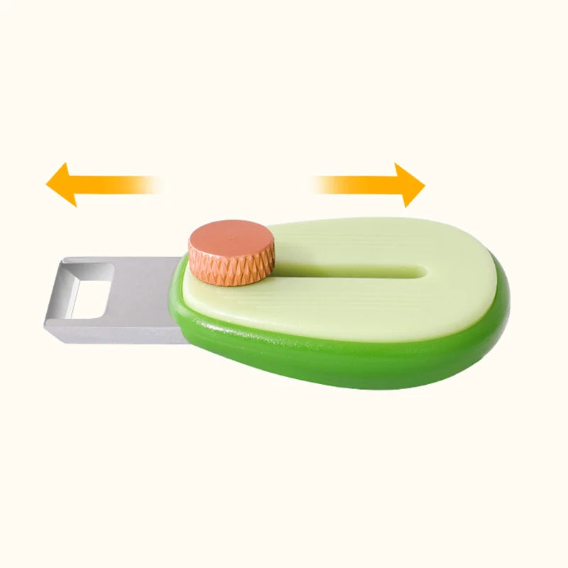 Mini Cartoon Scalable Peeler Stainless Steel Fruits Paring Knife Portable Peeler Cute Peeling Knife Avocado Kitchen Gadgets Tool
