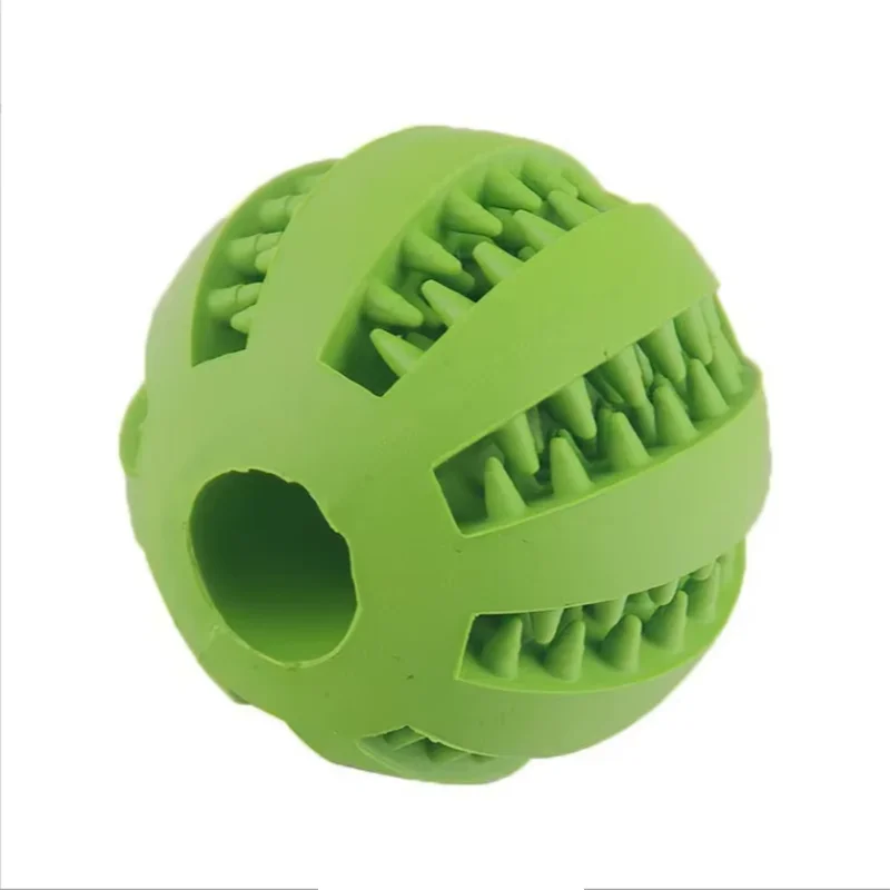 pet leaking ball toys dogs playing with natural rubber leaking device grappling.