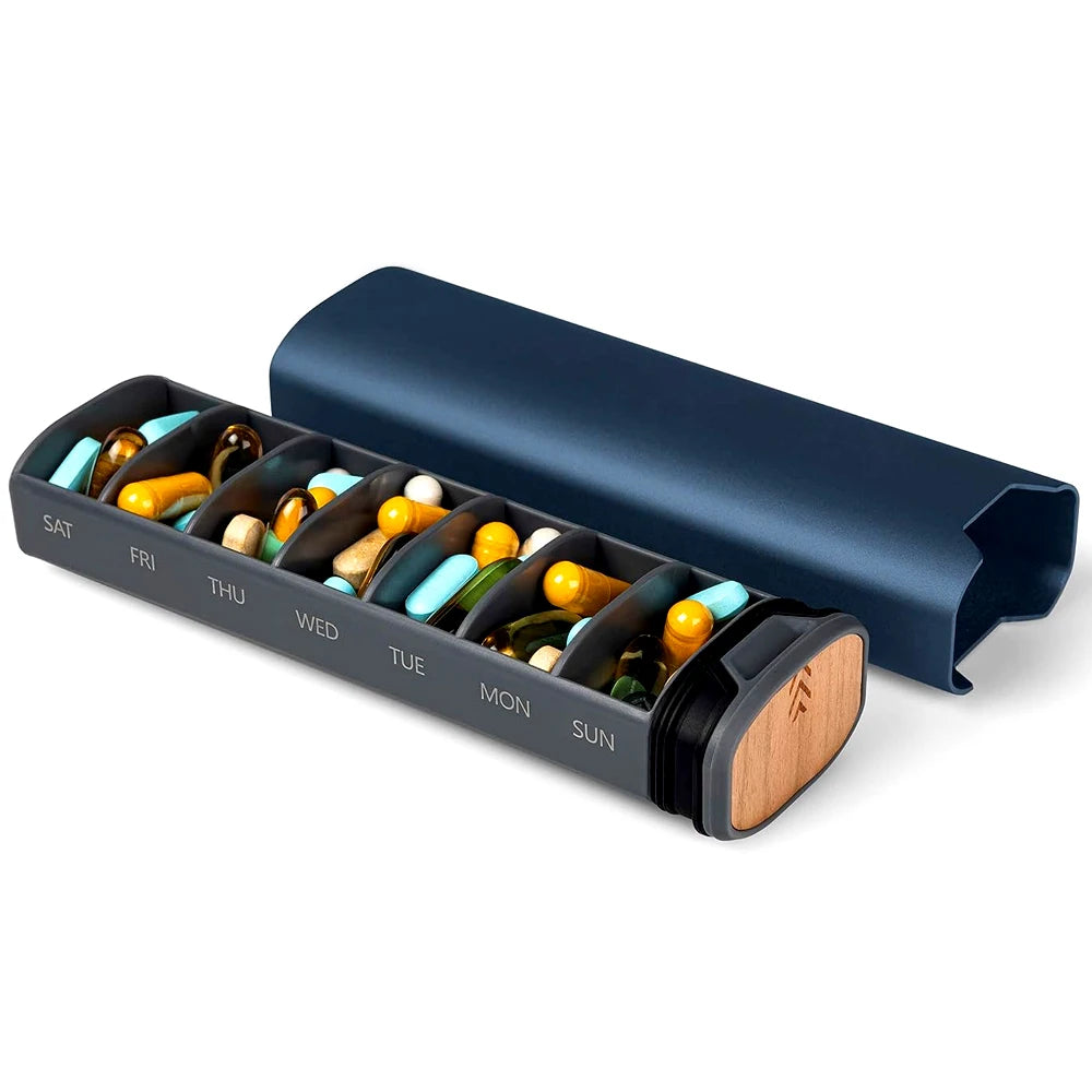 1Pcs 7 Day Weekly Pill Organizer