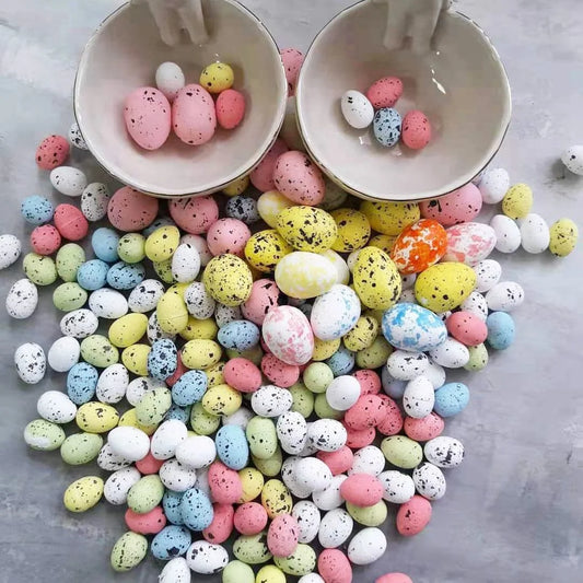 20/50pcs Easter Eggs Multi Size Colorful Foam Eggs For Easter