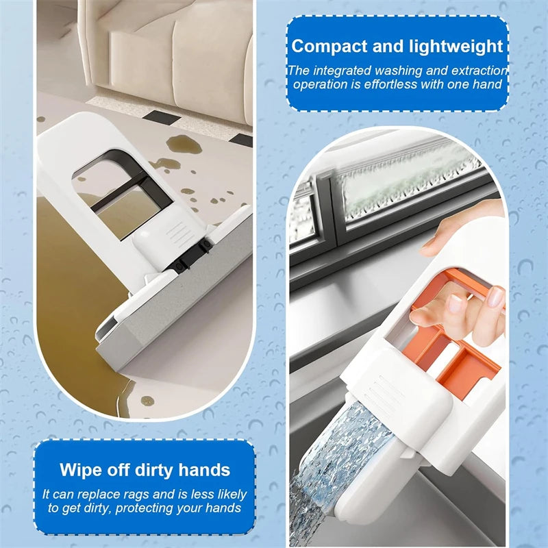 1 PCS Mini Foldable Self Squeeze Desktop mop.
