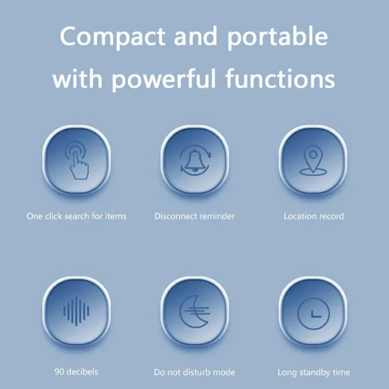 Xiaomi Mini Smart Anti-Lost Tracker Reminder For Pets Kids Bag Wallet 5G Bluetooth GPS Device Air Tag Finder Tracking Locator