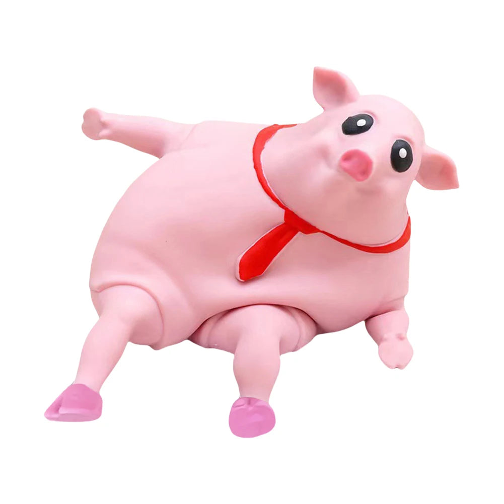 1/2/3PCS Pink Pig Stress Relief Toy Decompression Toys Squeeze Rebound Animal Little Pig Pinch Fidget Toy For Children Or Pets