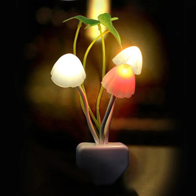Novelty Mushroom Fungus Night Light EU & US Plug.