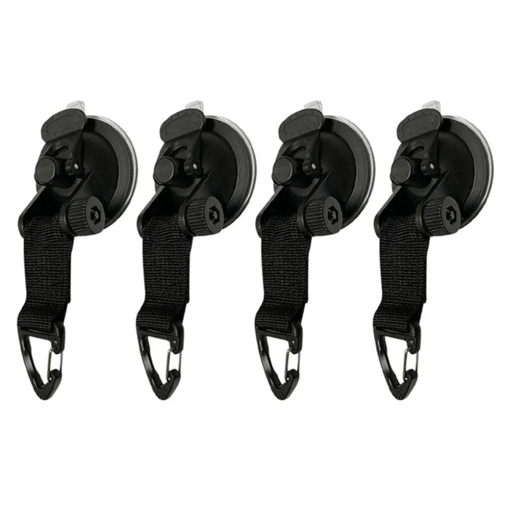 4Pcs Car Tent Suction Cups Buckle