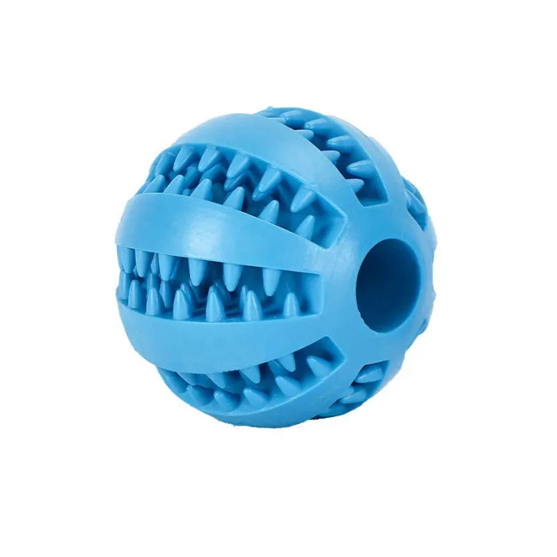 pet leaking ball toys dogs playing with natural rubber leaking device grappling.