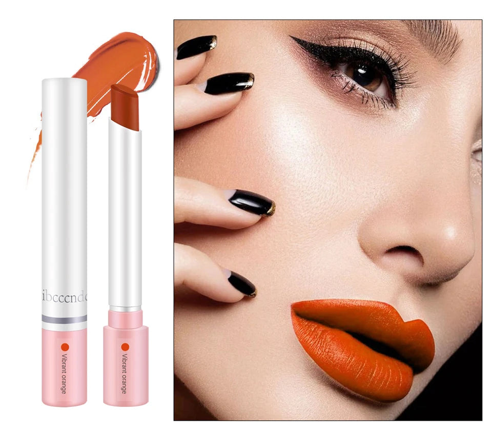 4 pcs/set Cigarette Lipstick Set Long Lasting Lip Glaze Matte Lip Gloss Waterproof.