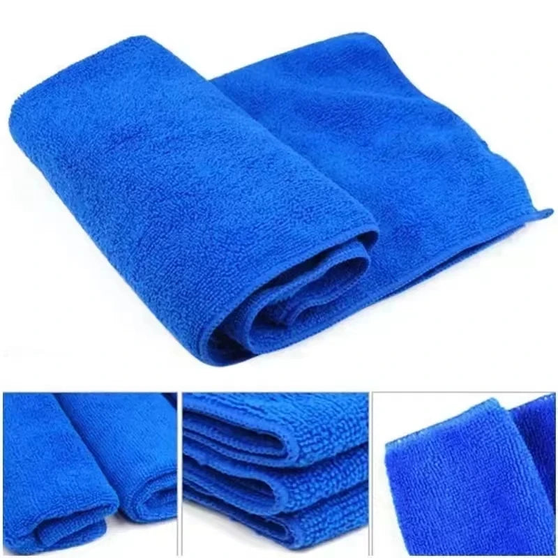 Microfiber Cleaning Cloths Lint Free,Cloths Reusable Cleaning Towels w/ Super Absorbent for Car Window.