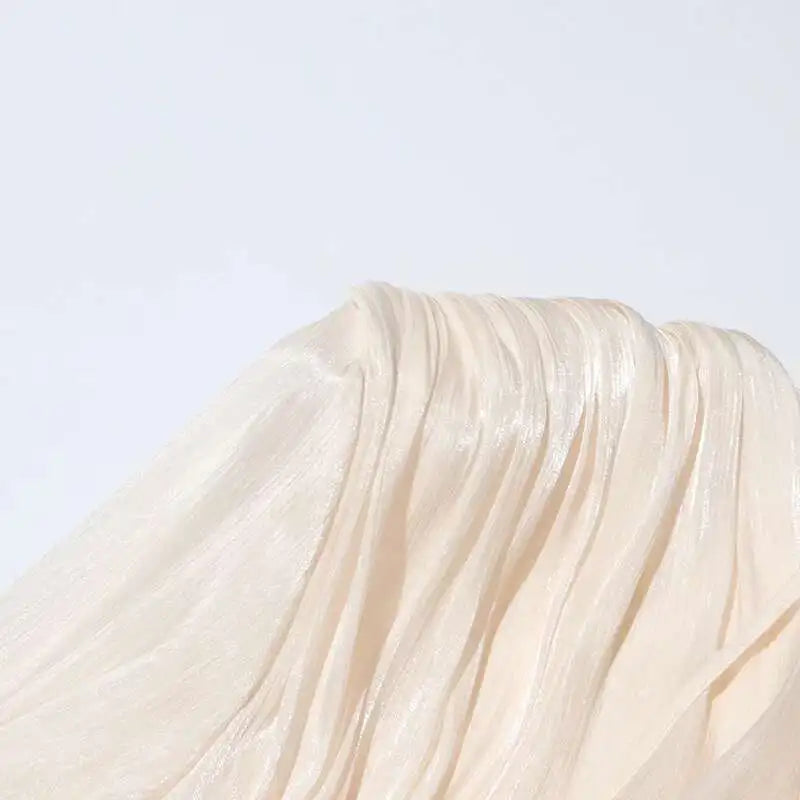 TWOTWINSTYLE Solid Blouse Mini Dresses For Women V Neck Long Sleeve Spliced Lace Up.