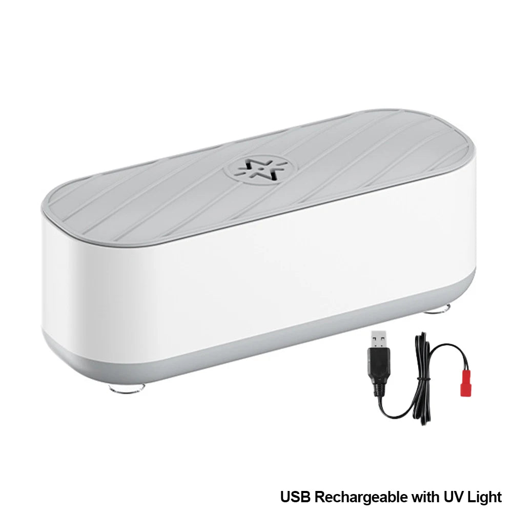 Ultrasonic Cleaning Machine USB Rechargeable High Frequency Vibration Wash Cleaner Jewelry Glasses  Cleaner