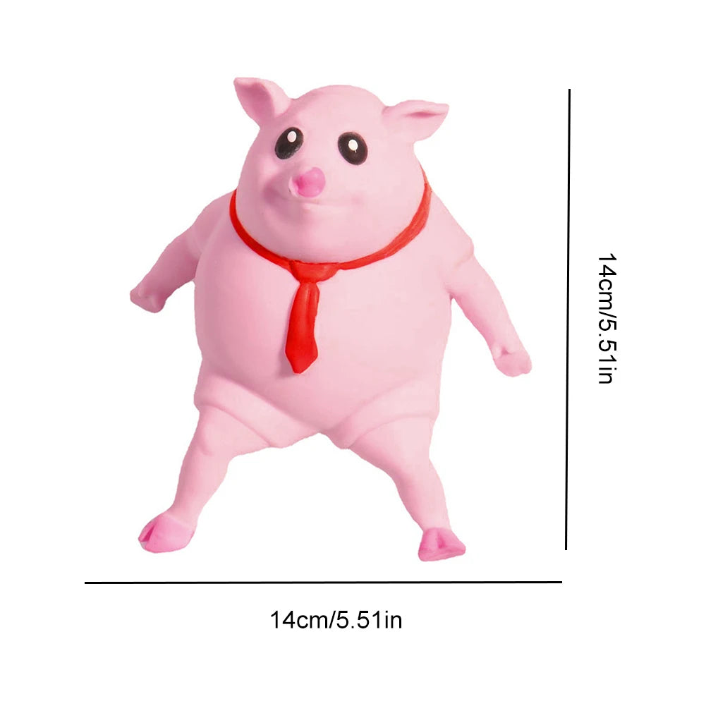 1/2/3PCS Pink Pig Stress Relief Toy Decompression Toys Squeeze Rebound Animal Little Pig Pinch Fidget Toy For Children Or Pets