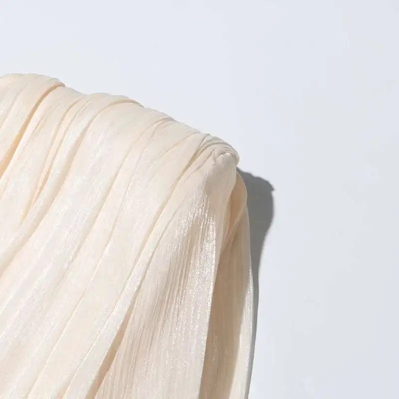 TWOTWINSTYLE Solid Blouse Mini Dresses For Women V Neck Long Sleeve Spliced Lace Up.