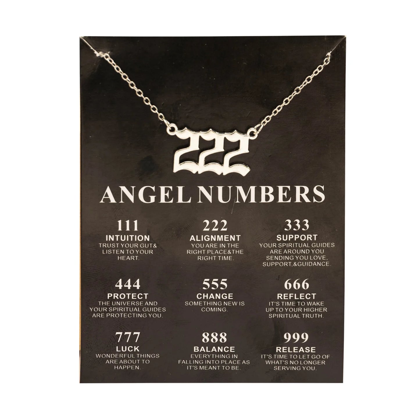 Lucky Angel Numbers Wish 777 Pendant Necklace