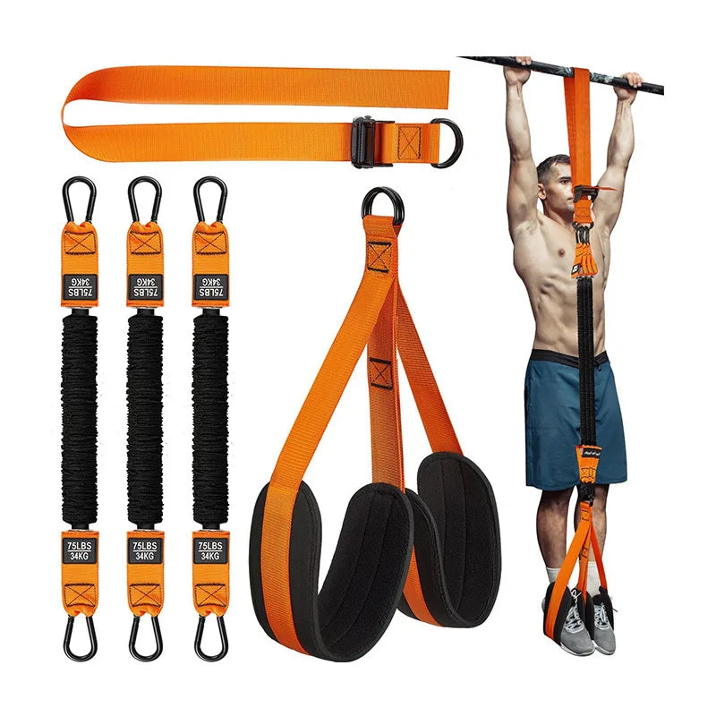 Pull Up Assistance Bands Set Resistance Strap for Pull-ups Assist for Men Women Hanging Training Chin-up Workout Body Stretching