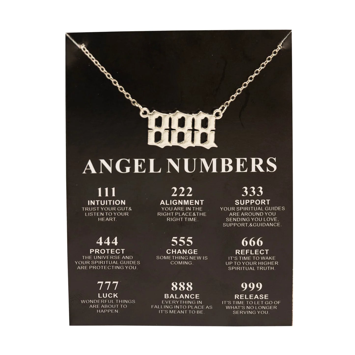 Lucky Angel Numbers Wish 777 Pendant Necklace