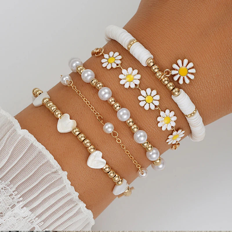 Vintage Daisy Flower, Bohemian