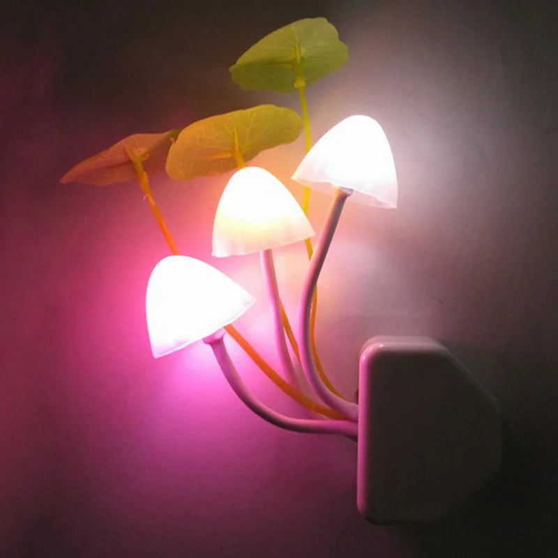 Novelty Mushroom Fungus Night Light EU & US Plug.