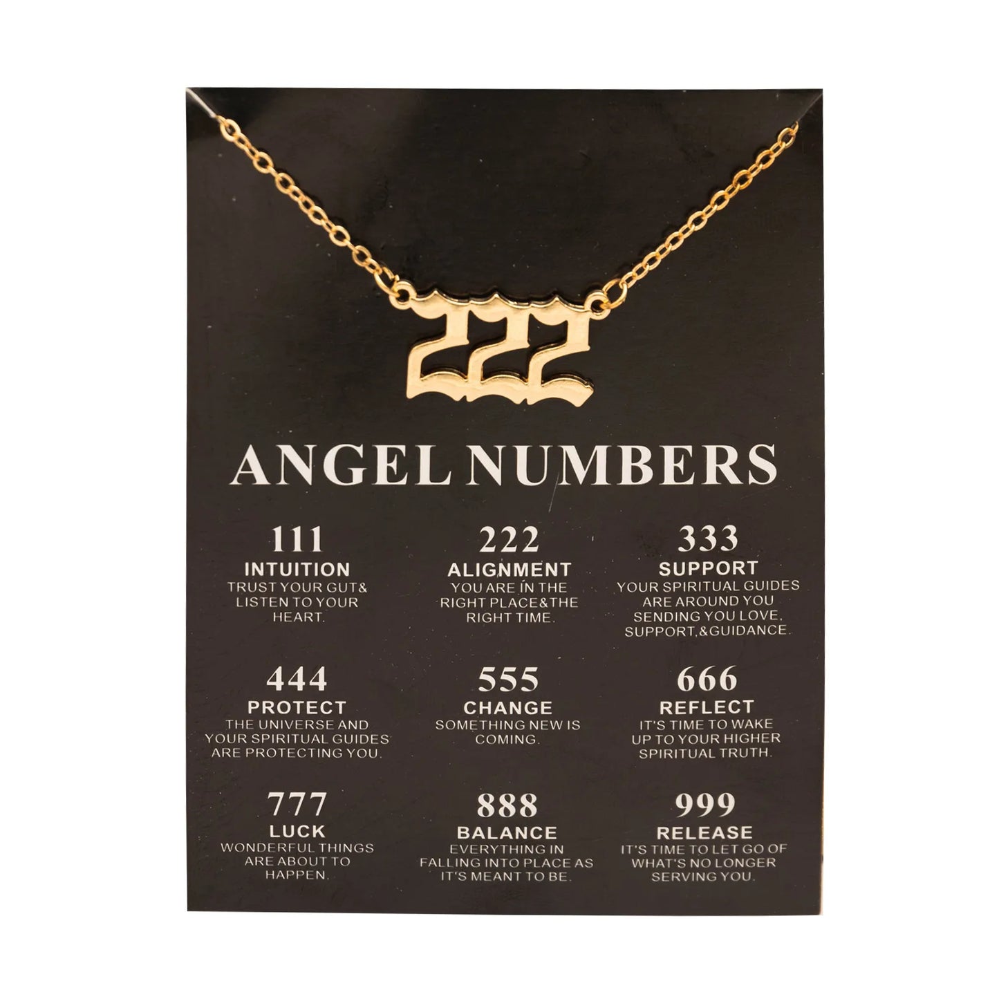 Lucky Angel Numbers Wish 777 Pendant Necklace