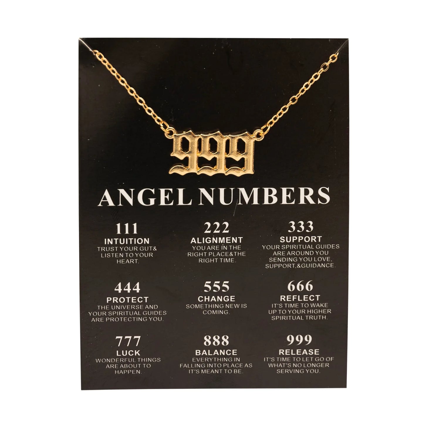 Lucky Angel Numbers Wish 777 Pendant Necklace